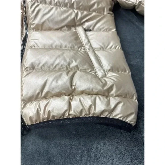 Colmar Girl’s Bronze Hooded Puffer Coat Jacket Size 12 Y Puffers